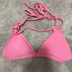 Pink Triangle Bikini Top